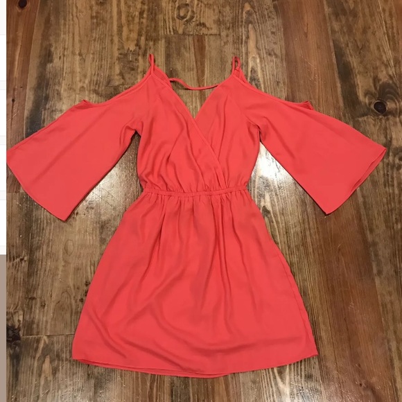 pink boutique red dress